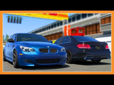 M5 E60 VS AMG E63 - რბოლა რომელიც უნდა ნახო | GTA5 RolePlay #74